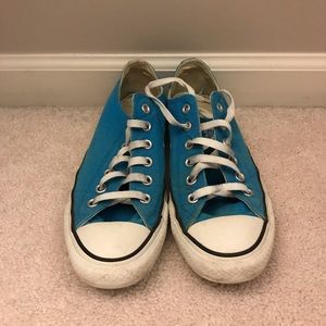Teal Converse Low Top Sneakers